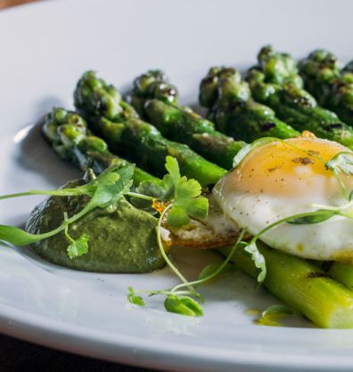 Asparagus, Pheasant Egg and Nettle Dressing desktop