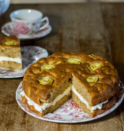 mother's day apple cake desktop banner