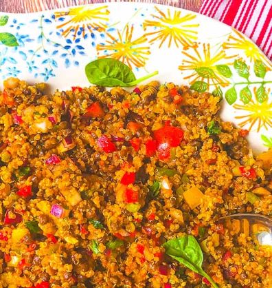 mediterranean lentil salad desktop banner