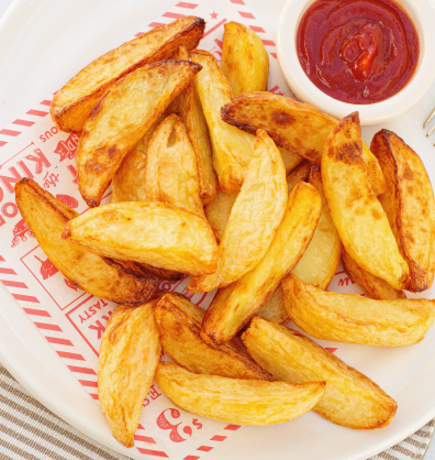 Make Homemade Chips in air fryer with rapeseed oil omega 3