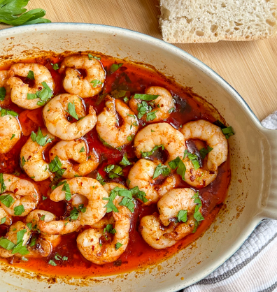 Gambas Pil Pil Chilli and Garlic Prawns