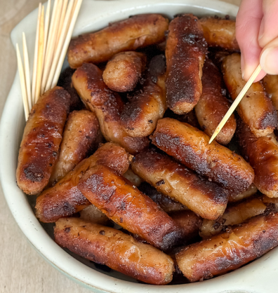Honey and Mustard Cocktail Sausages party recipe