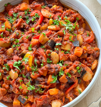 bean and chorizo stew