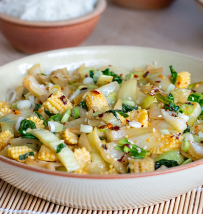 Chinese Chilli & Sesame Vegetable Stir Fry