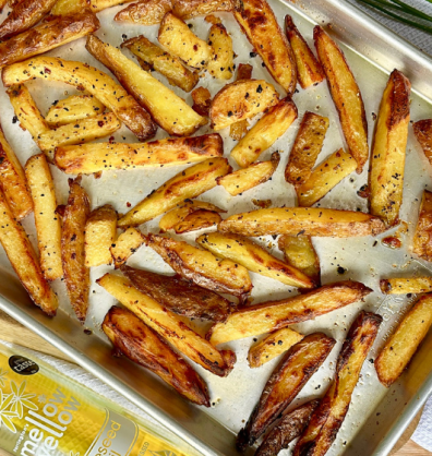 Oven Chips with Garlic Mayonnaise