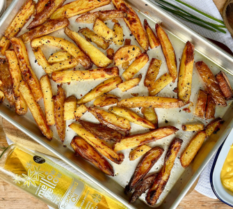 oven chips with garlic mayonnaise