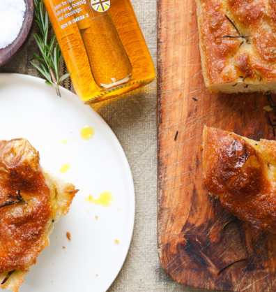 Sea Salt and Rosemary Focaccia Bread