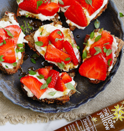 Strawberry Toasts