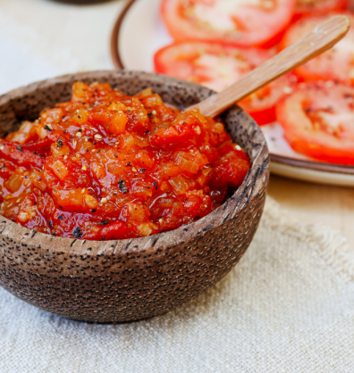 Mellow Yellow Roasted Tomato Relish