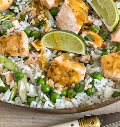 Chilli & Cumin Salmon Rice
