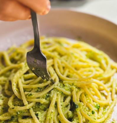 Mellow Yellow Courgette Pesto Pasta
