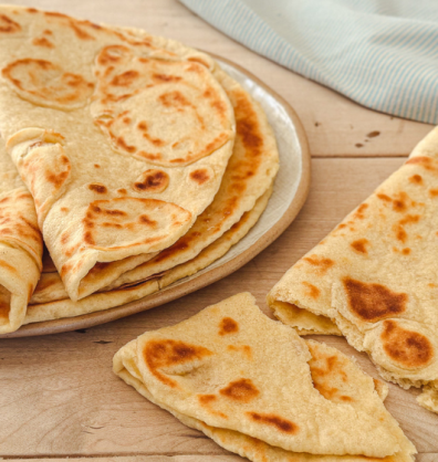 Mellow Yellow 4-ingredient flatbreads
