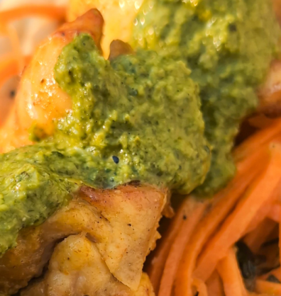 Curried chicken kebabs