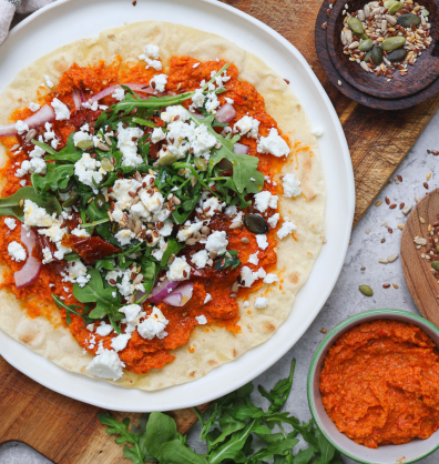 Mellow yellow flatbreads