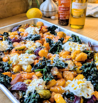 Crispy Gnocchi Winter Veg Tray Bake