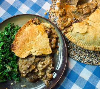 Mushroom & Stilton Pie