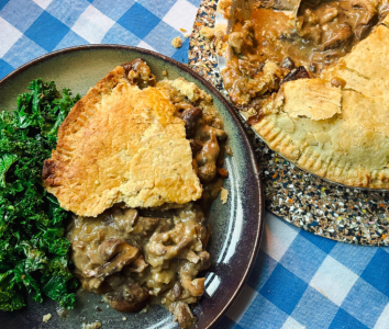 Mushroom & Stilton Pie
