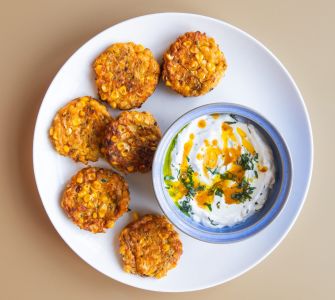 Courgette & Corn Fritters