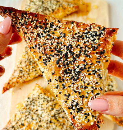 Courgette & feta parcels