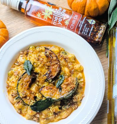 Spicy Pumpkin & Sausage Beanotto