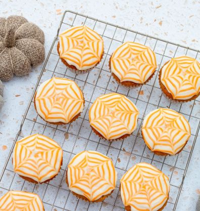 Halloween Carrot Cake Muffins