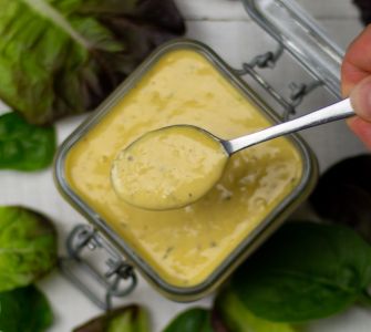 Homemade Caesar dressing