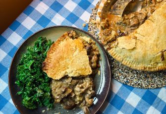 Mushroom & Stilton Pie