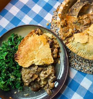 Mushroom & Stilton Pie