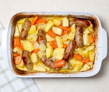 Sausage hot pot