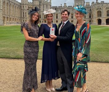 Duncan celebrates his MBE