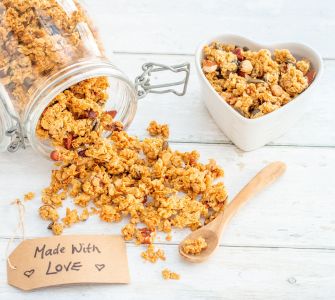 Air fryer seed & nut granola