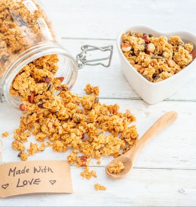 Air fryer seed & nut granola