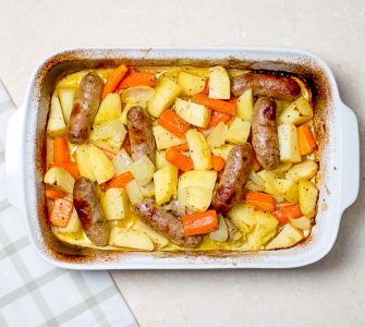 Sausage hot pot