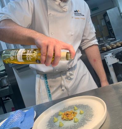 chef using mellow yellow